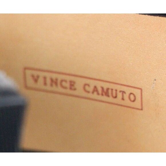 Vince Camuto GRAY GENUINE LEATHER SUEDE LACE UP HIGH ROUND TOE ANKLE BOOTS Sz 9M - Picture 11 of 12